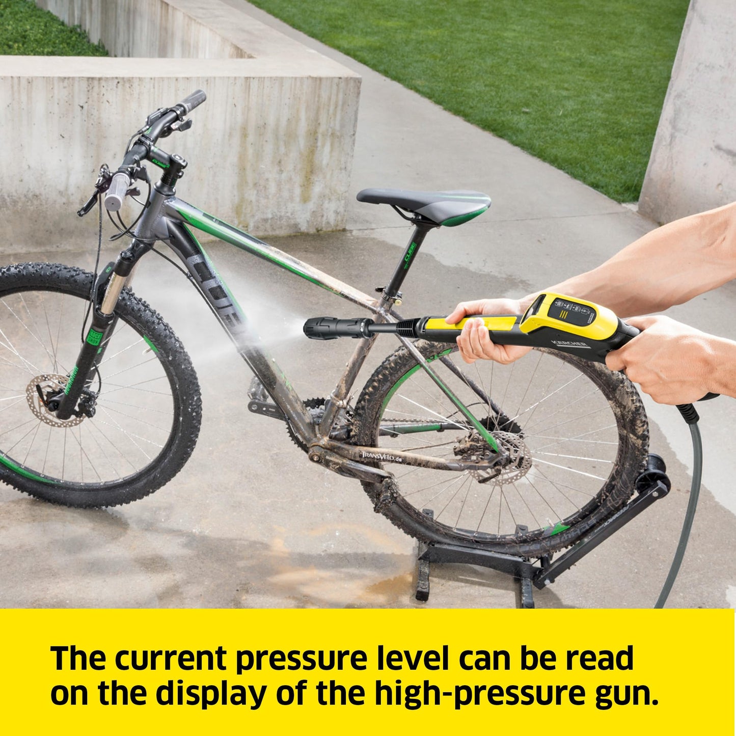 Kärcher K 4 Power Control Flex Pressure Washer, max. 130 bar,Flow Rate:420 l/h,Area Coverage: 30 m²/h,Water Filter,Weight: 11.5 kg