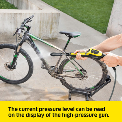 Kärcher K 4 Power Control Flex Pressure Washer, max. 130 bar,Flow Rate:420 l/h,Area Coverage: 30 m²/h,Water Filter,Weight: 11.5 kg