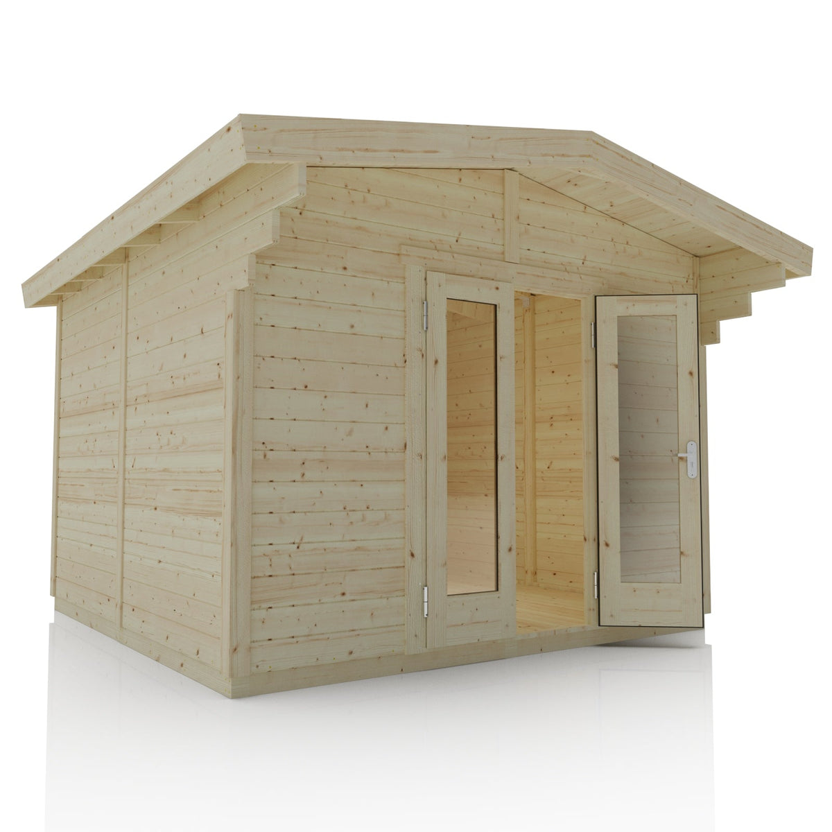 Cabin with Full Glass double door only