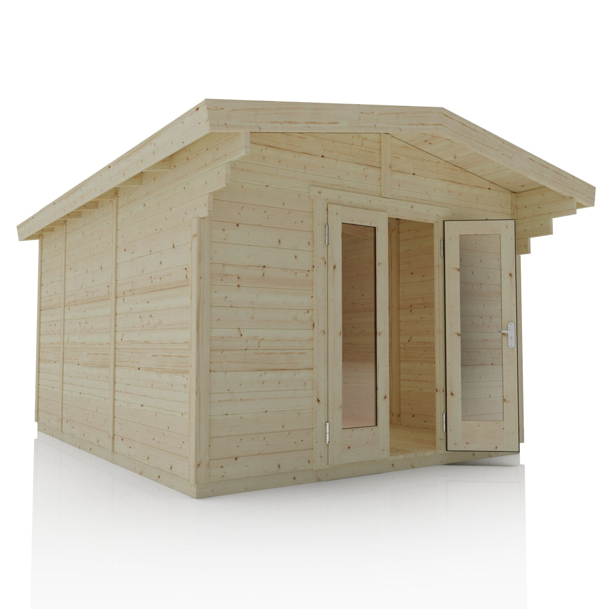 Cabin with Full Glass double door only