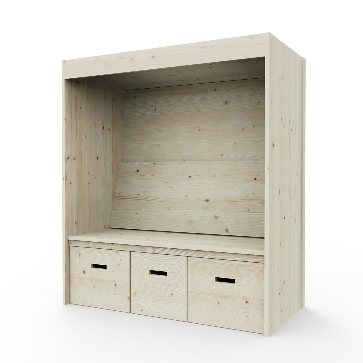 Bolzano Modern Garden Seating Arbour with Storage