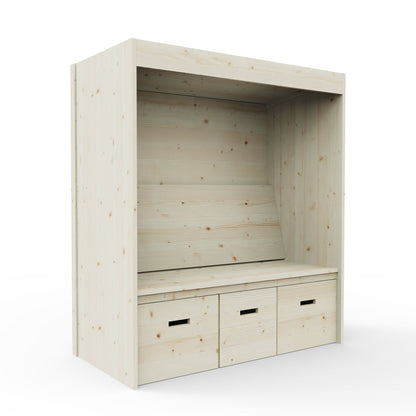 Bolzano Modern Garden Seating Arbour with Storage